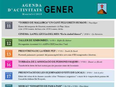 Agenda Montuïri gener