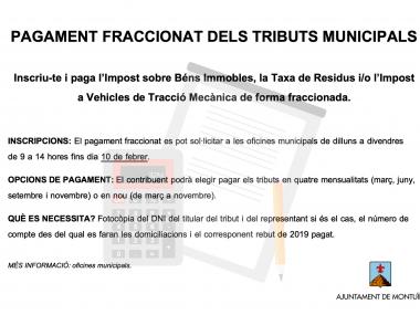 Fraccionament de tributs