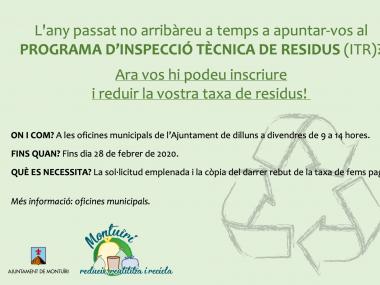 Programa d'inspecció tècnica de residus