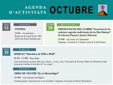 Agenda octubre Montuïri