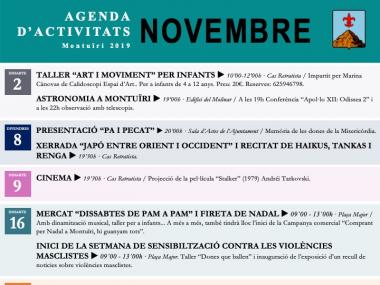 Agenda d'activitats a Montuïri